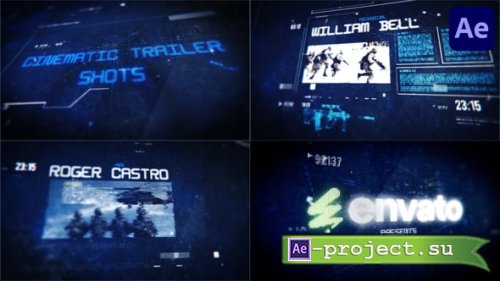 Videohive - Cinematic Trailer Shots for After Effects - 55694046 - Project for After Effects