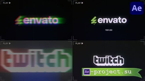 Videohive - VHS Logo Reveal for After Effects - 55695017 - Project for After Effects