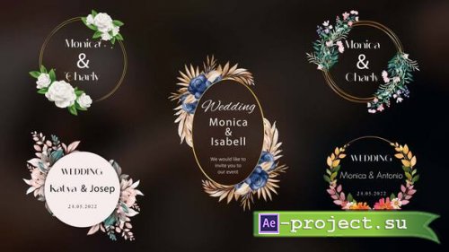 Videohive - Golden Floral Titles - 39611475 - Project for After Effects