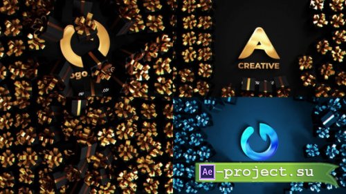 Videohive - Black Golden Present Unveil - 55694278 - Project for After Effects