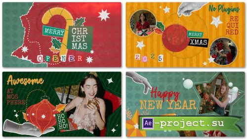 Videohive - Christmas Slideshow Opener - 55698463 - Project for After Effects