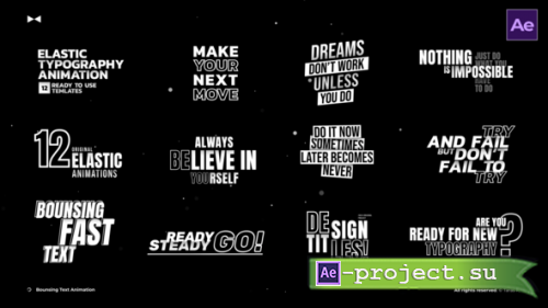 Videohive - Dynamic Text Animation  AE - 55698425 - Project for After Effects