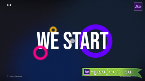 Videohive - Stylish Modern Typography  AE - 55695874 - Project for After Effects