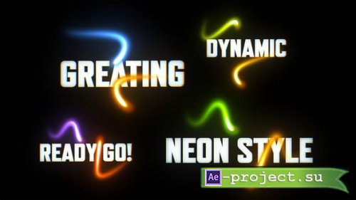 Videohive - Neon Text Lower Thirds - 55698269 - Project for After Effects