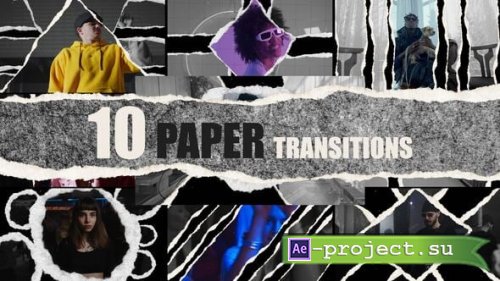 Videohive - Paper Transitions V5 - 55698187 - Project for After Effects