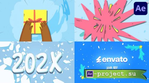 Videohive - Christmas Gift Logo Opener | After Effects - 55709061 - Project for After Effects