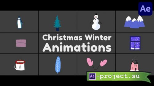 Videohive - Christmas Winter Animations for After Effects - 55708348 - Project for After Effects