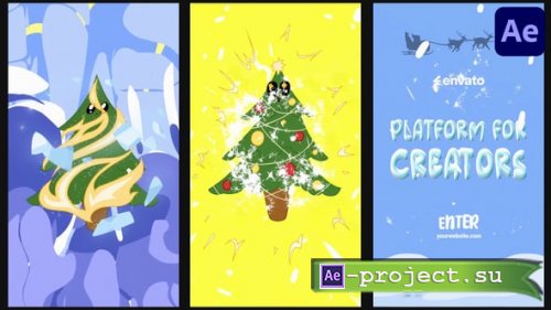 Videohive - Christmas Tree Logo| After Effects - 55709011 - Project for After Effects