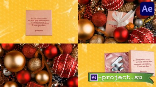 Videohive - Christmas Gift Hand Made Logo | After Effect - 55707836 - Project for After Effects