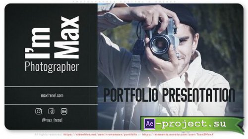 Videohive - Photographer Portfolio Opener - 55712228 - Project for After Effects