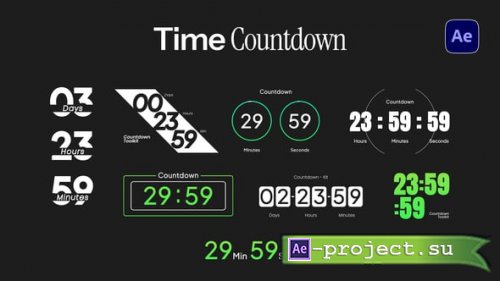 Videohive - Time Countdown - 54993231 - Project for After Effects