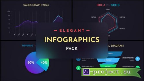 Videohive - Elegant Infographics Vol.1 - 53959780 - Project for After Effects