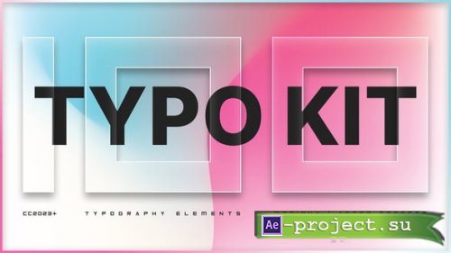 Videohive - Typo Kit | After Effects - 55713374 - Project for After Effects