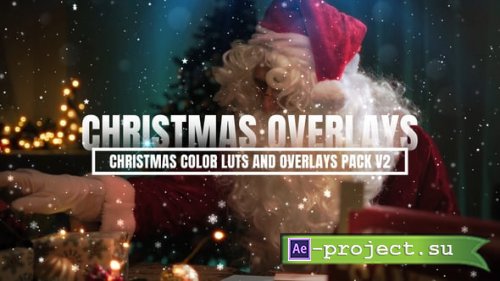 Videohive - Christmas Color Luts And Overlays Pack V2 - 55698731 - Project for After Effects