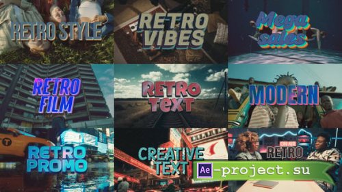 Videohive - Vintage Retro 09 Text Intro Pack - 55710428 - Project for After Effects