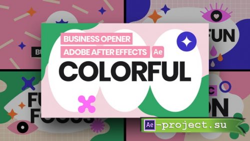 Videohive - Colorful Business Opener Ae - 55771273 - Project for After Effects