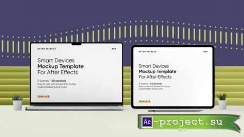 Videohive - Smart Multi Device Screen Mockup Template - 55715784 - Project for After Effects