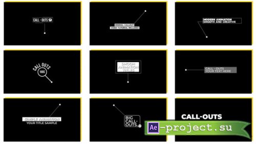 Videohive - Call Outs  AE - 55731133 - Project for After Effects