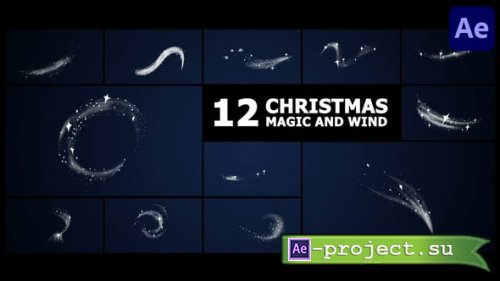 Videohive - Christmas Magic Wind Elements | After Effects - 55760774 - Project for After Effects