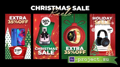 Videohive - Christmas Sale Reels - 55754384 - Project for After Effects