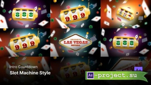 Videohive - Countdown Intro - Slot Machine Style After Effects Project Files - 55620749