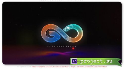 Videohive - Abstract Glass Logo Reveal - 55776660 - Project for After Effects