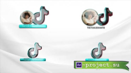 Videohive - Tiktok Logo Opener ( No Plugin Required) - 55804353 - Project for After Effects