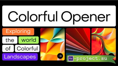 Videohive - Colorful Opener - 55777093 - Project for After Effects