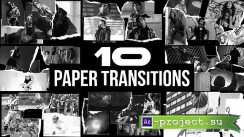 Videohive - Paper Style Freeze Frame Transition - 55822772 - Project for After Effects