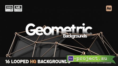 Videohive - Geometric Backgrounds - 55830101 - Project for After Effects