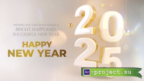 Videohive - New Year Wishes 2025 - 55829440 - Project for After Effects