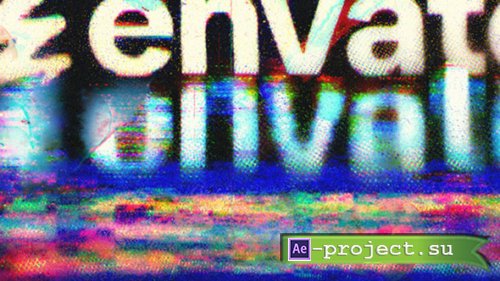 Videohive - Glitch Distortion Logo Intro - 55834166 - Project for After Effects