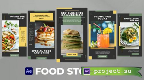 Videohive - Food Stories for After Effects - 55833814 - Project for After Effects