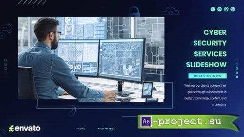 Videohive - Cyber Security Services Slideshow - 55831043 - Project for After Effects