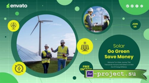 Videohive - Solar and Wind Alternative Power - 55830501 - Project for After Effects