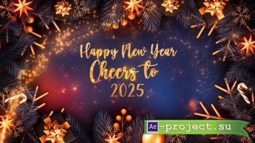 Videohive - Christmas Card I Happy New Year 2025 Card - 55835400 - Project for After Effects