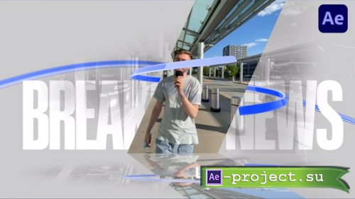 Videohive - Glassline Breaking News Intro - 55835666 - Project for After Effects