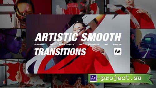 Videohive - Artistic Smooth Transitions for After Effects - 55878610 - Project for After Effects