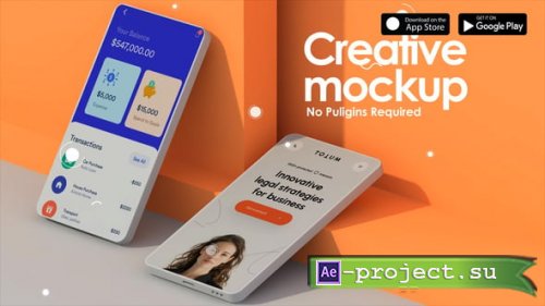 Videohive - 3D App Mockup - 55816902 - Project for After Effects