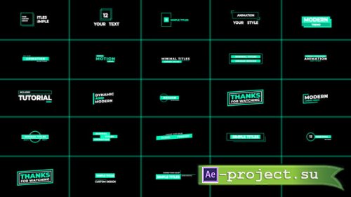 Videohive - Simple Titles | AE - 55879452 - Project for After Effects