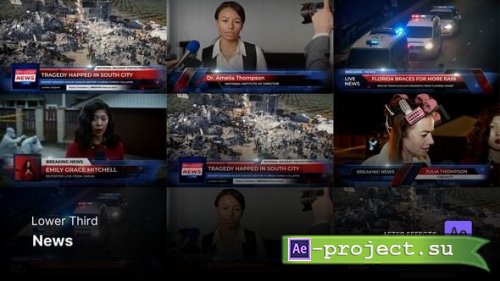 Videohive - Lower Third - News After Effects Project Files - 55577311 - Project for After Effects