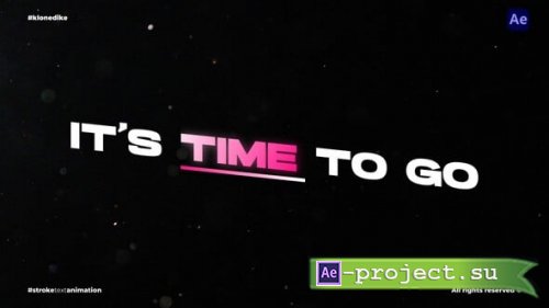 Videohive - Stroke Text Animation - 55879878 - Project for After Effects