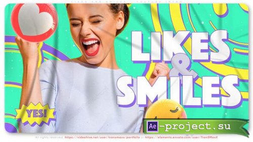 Videohive - Likes and Smiles - Youtube Intro - 55906523 - Project for After Effects