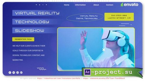 Videohive - Virtual Reality Technology Slideshow - 55906541 - Project for After Effects