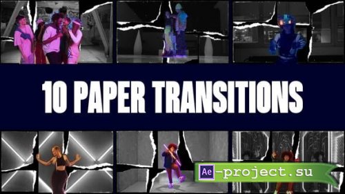 Videohive - Paper Style Transition | Freeze Frame - 55867098 - Project for After Effects