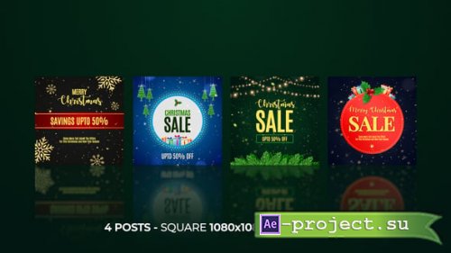 Videohive - Christmas Instagram Posts - 55904438 - Project for After Effects