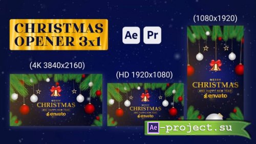 Videohive - Merry Christmas Opener - 55918830 - Project for After Effects