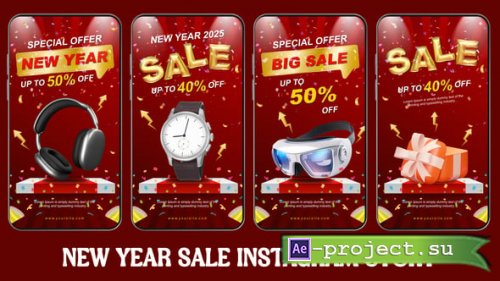 Videohive - New Year Sale Instagram Story - 55916804 - Project for After Effects