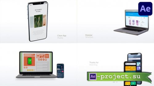 Videohive - Clean App Promo for After Effects - 55904480 - Project for After Effects