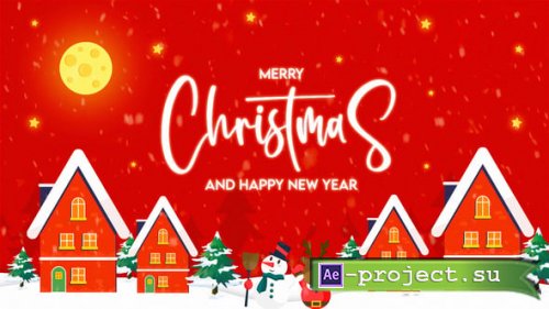 Videohive - Christmas Red Opener | and Happy New Year - 55905008 - Project for After Effects